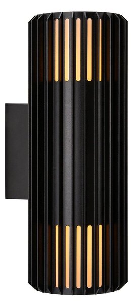 Zewnętrzna Lampa Nordlux, Aludra Double, ściemnialny, czarny, aluminium
