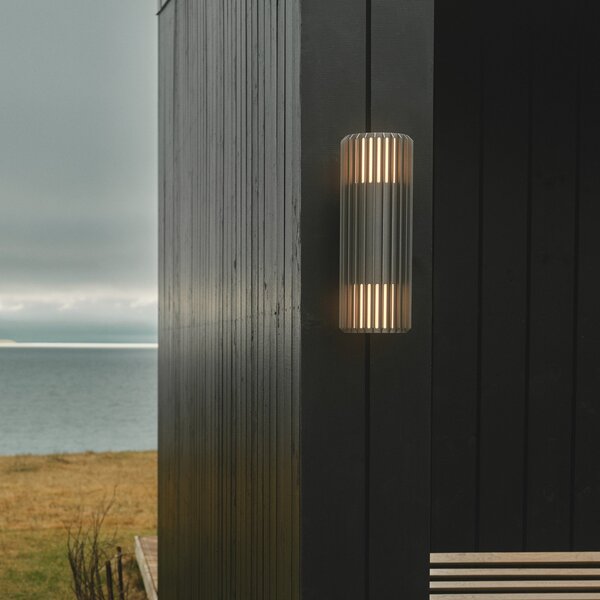 Zewnętrzna Lampa Nordlux, Aludra Double, ściemnialny, czarny, aluminium