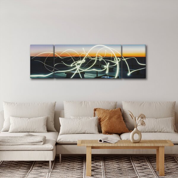 Obraz - widok nieba z dachu (170x50 cm)