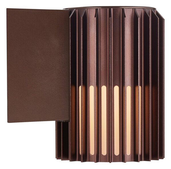 Zewnętrzna Lampa Nordlux, Aludra, ściemnialny, brąz rdzawy, aluminium