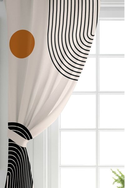 Beżowe zasłony zestaw 2 szt. 140x260 cm – Mila Home