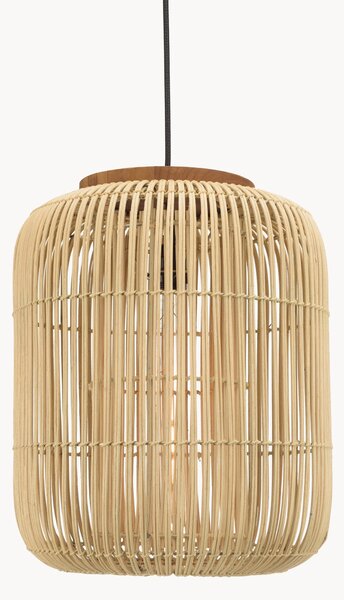 Lampa wisząca z rattanu Sixtine