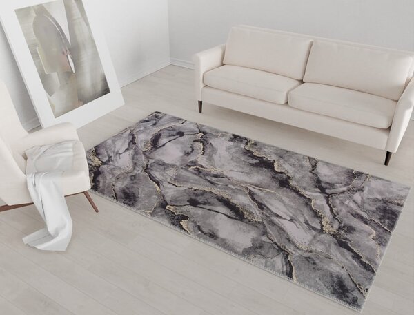 Szary dywan odpowiedni do prania 150x80 cm – Vitaus