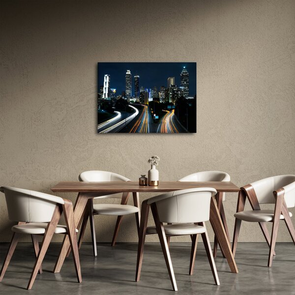 Obraz nocnej metropolii (70x50 cm)