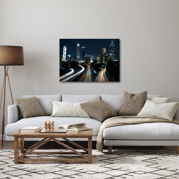 Obraz nocnej metropolii (70x50 cm)