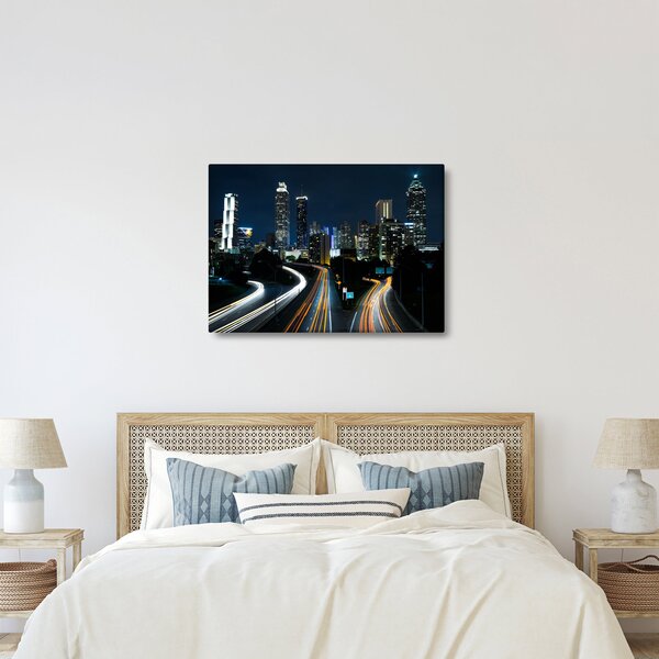 Obraz nocnej metropolii (70x50 cm)