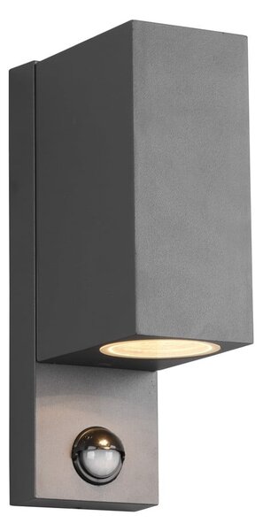 Kinkiet zewnętrzny z czujnikiem ruchu (wys. 22 cm) Roya – Trio