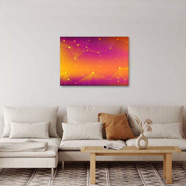 Kolorowy abstrakcyjny obraz (70x50 cm)