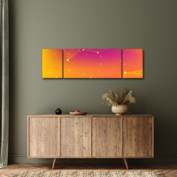 Kolorowy abstrakcyjny obraz (170x50 cm)
