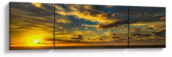 Zachód słońca nad morzem (170x50 cm)