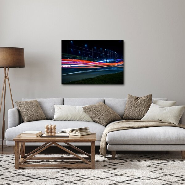 Obraz miasto nocą (70x50 cm)