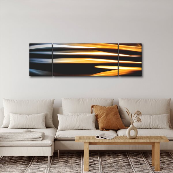 Czarny obraz (170x50 cm)