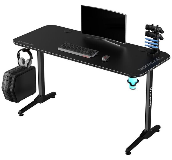 Biurko gamingowe ULTRADESK Frag Czarny