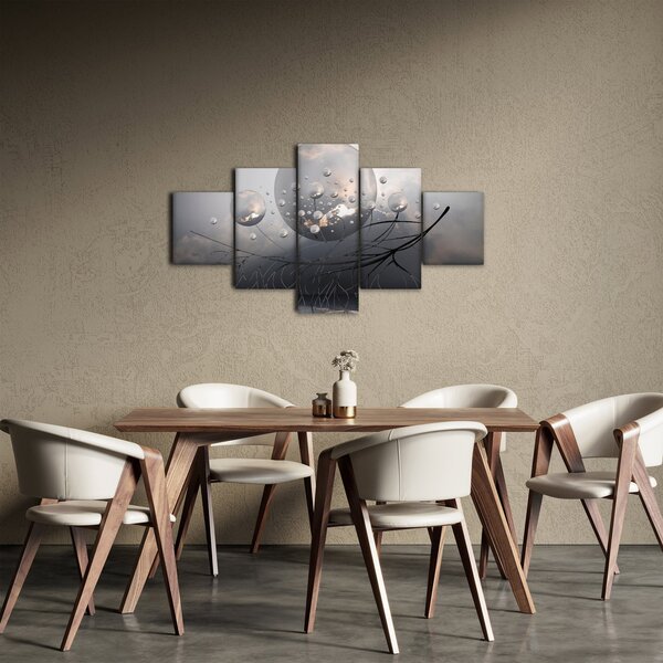 Obraz abstrakcyjnych kul (125x70 cm)