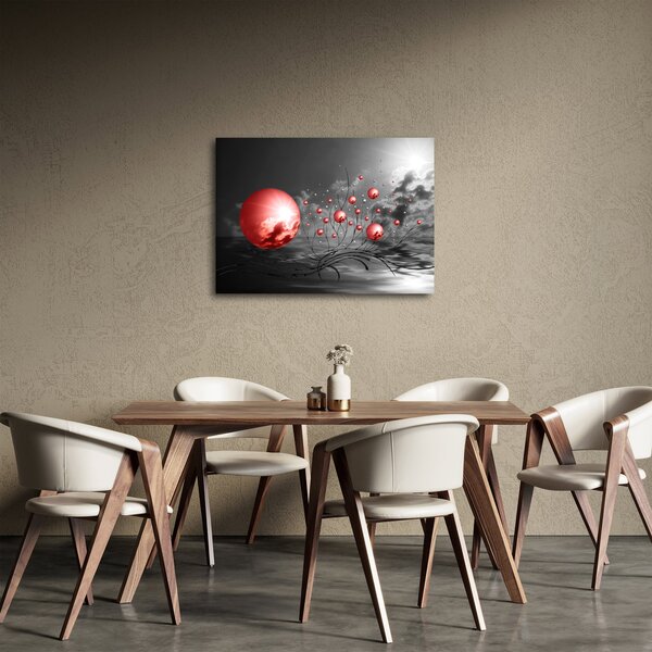 Obraz czerwonych kul (70x50 cm)