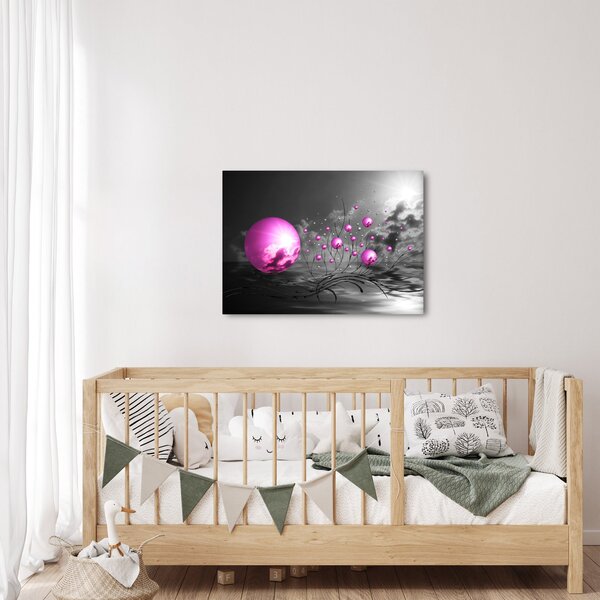 Obraz różowych kul (70x50 cm)