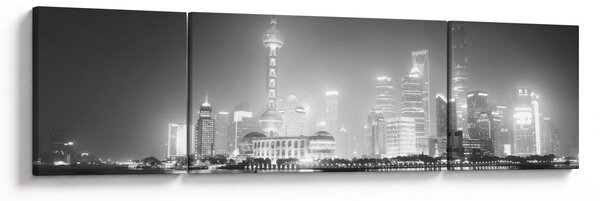 Obraz nowoczesnych drapaczy chmur (170x50 cm)
