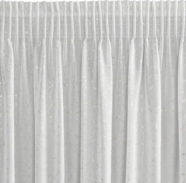 Firana gotowa EUROFIRANY Roxi 140 x 270 cm BiaÅy