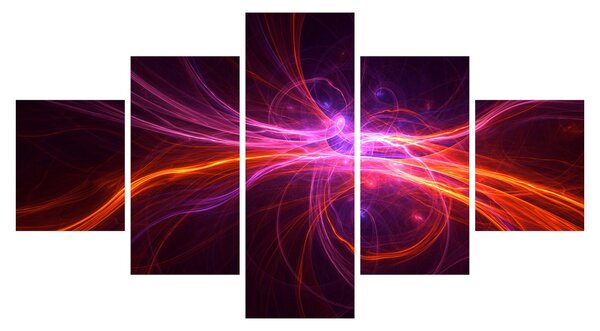 Obraz nowoczesnej abstrakcji (125x70 cm)