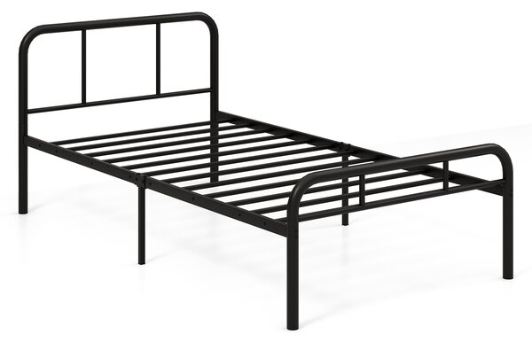 Metalowa rama łóżka na materac 90 x 200 cm