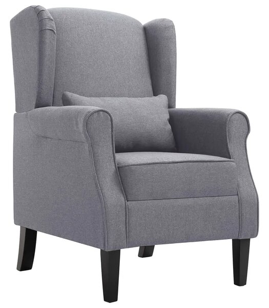 Ciemnoszary fotel uszak K7-R79