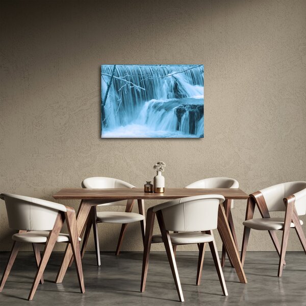 Obraz - lodowe wodospady (70x50 cm)