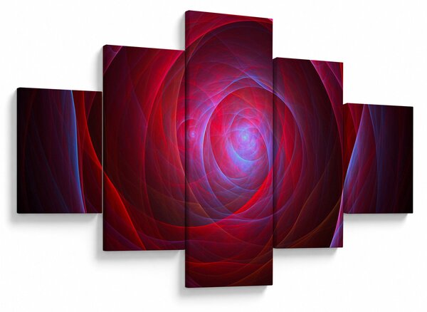 Abstrakcyjny obraz oczu (125x70 cm)