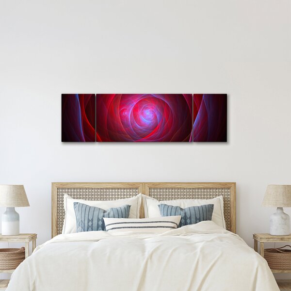 Abstrakcyjny obraz oczu (170x50 cm)