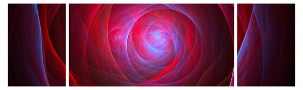 Abstrakcyjny obraz oczu (170x50 cm)