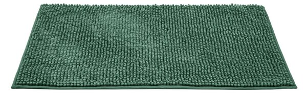 Ciemnozielony tekstylny dywanik łazienkowy 50x80 cm Chenille – Allstar