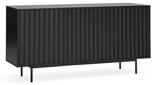 Czarna niska komoda 159x80 cm Sierra – Teulat