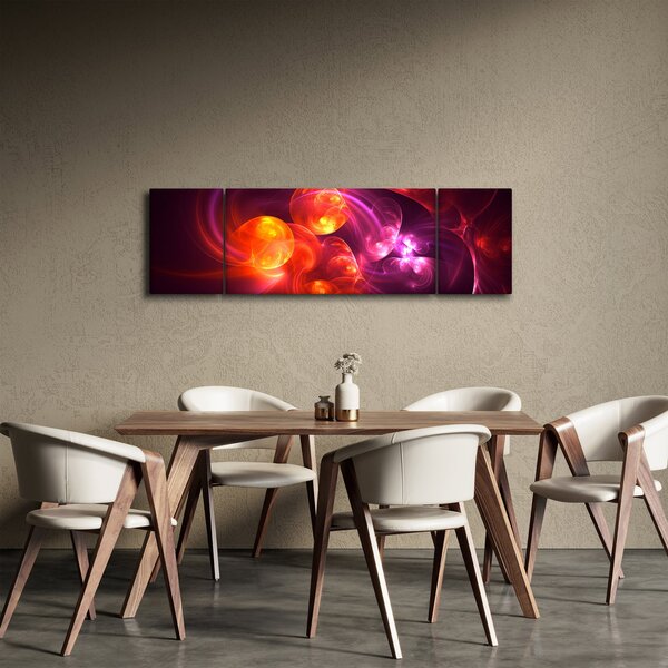 Obraz nowoczesnej abstrakcji (170x50 cm)