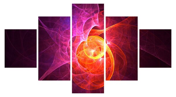 Nowoczesny abstrakcyjny obraz (125x70 cm)