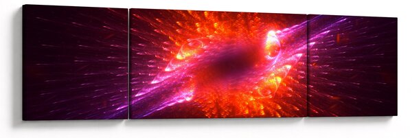Obraz współczesnej ciernistej abstrakcji (170x50 cm)