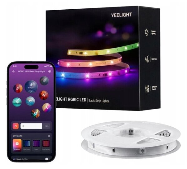 Taśma LED YEELIGHT Basic Strip Lights YLYDD-0039 12 m Bluetooth