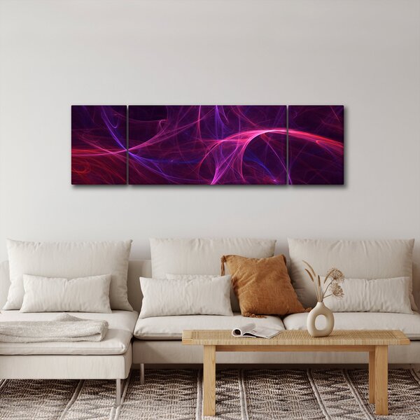 Abstrakcyjny obraz krzywych (170x50 cm)
