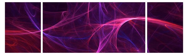 Abstrakcyjny obraz krzywych (170x50 cm)