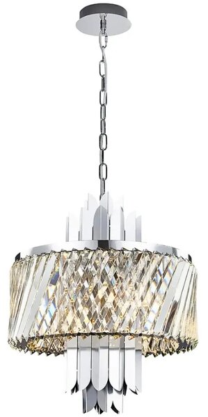 Lampa wisząca glamour chrom - K572- B3-W36