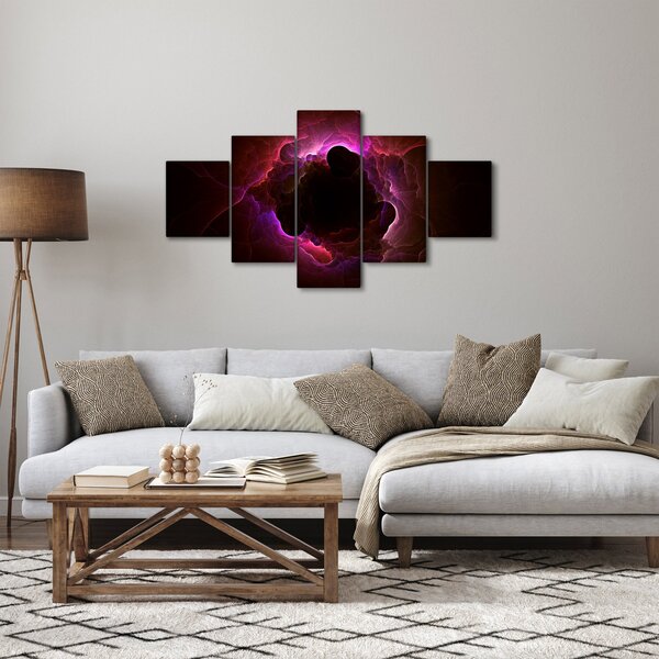 Obraz - abstrakcja chmur (125x70 cm)