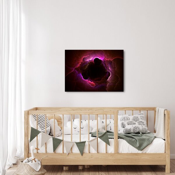 Obraz - abstrakcja chmur (70x50 cm)