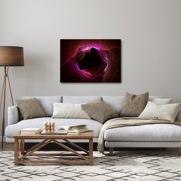 Obraz - abstrakcja chmur (70x50 cm)