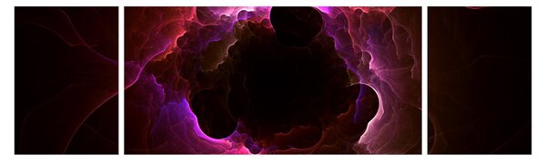 Obraz - abstrakcja chmur (170x50 cm)