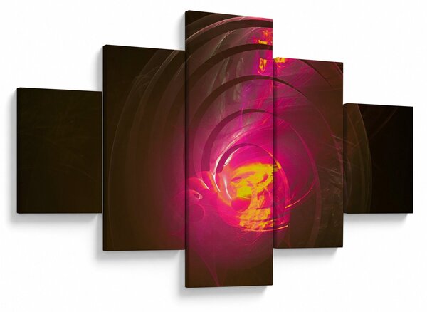 Obraz - abstrakcja spiralna (125x70 cm)