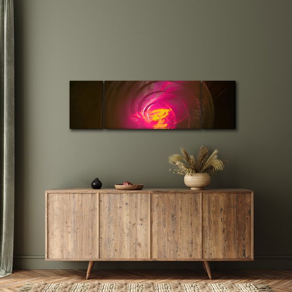 Obraz - abstrakcja spiralna (170x50 cm)