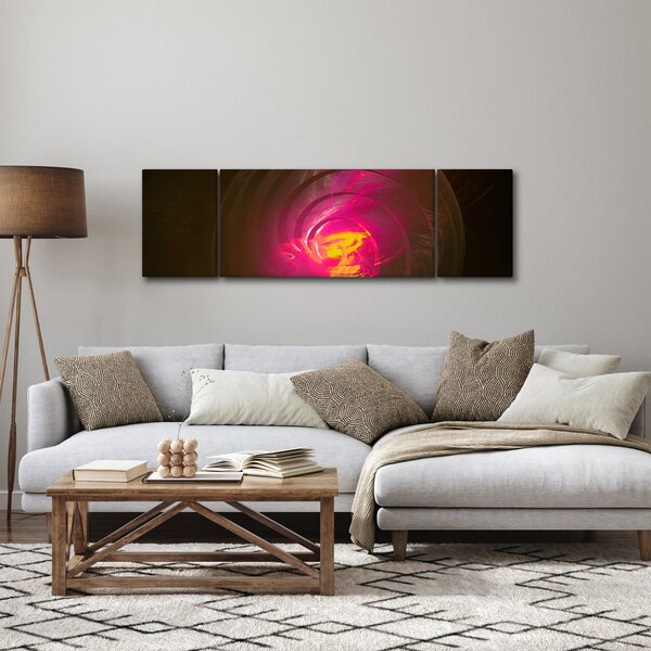 Obraz - abstrakcja spiralna (170x50 cm)