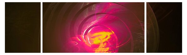 Obraz - abstrakcja spiralna (170x50 cm)