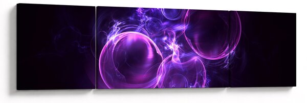 Abstrakcyjny obraz bąbelków (170x50 cm)