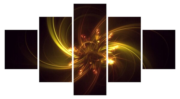 Obraz - abstrakcja śmigieł (125x70 cm)