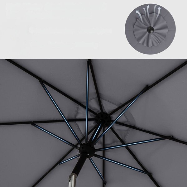 Parasol ogrodowy na balkon taras 300cm