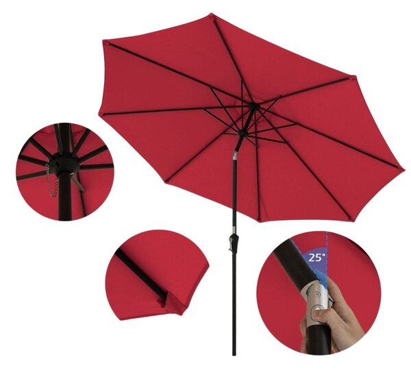 Parasol ogrodowy na balkon taras składany 300cm